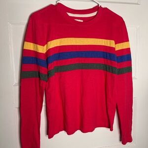 Colorful Striped Long Sleeve Tee